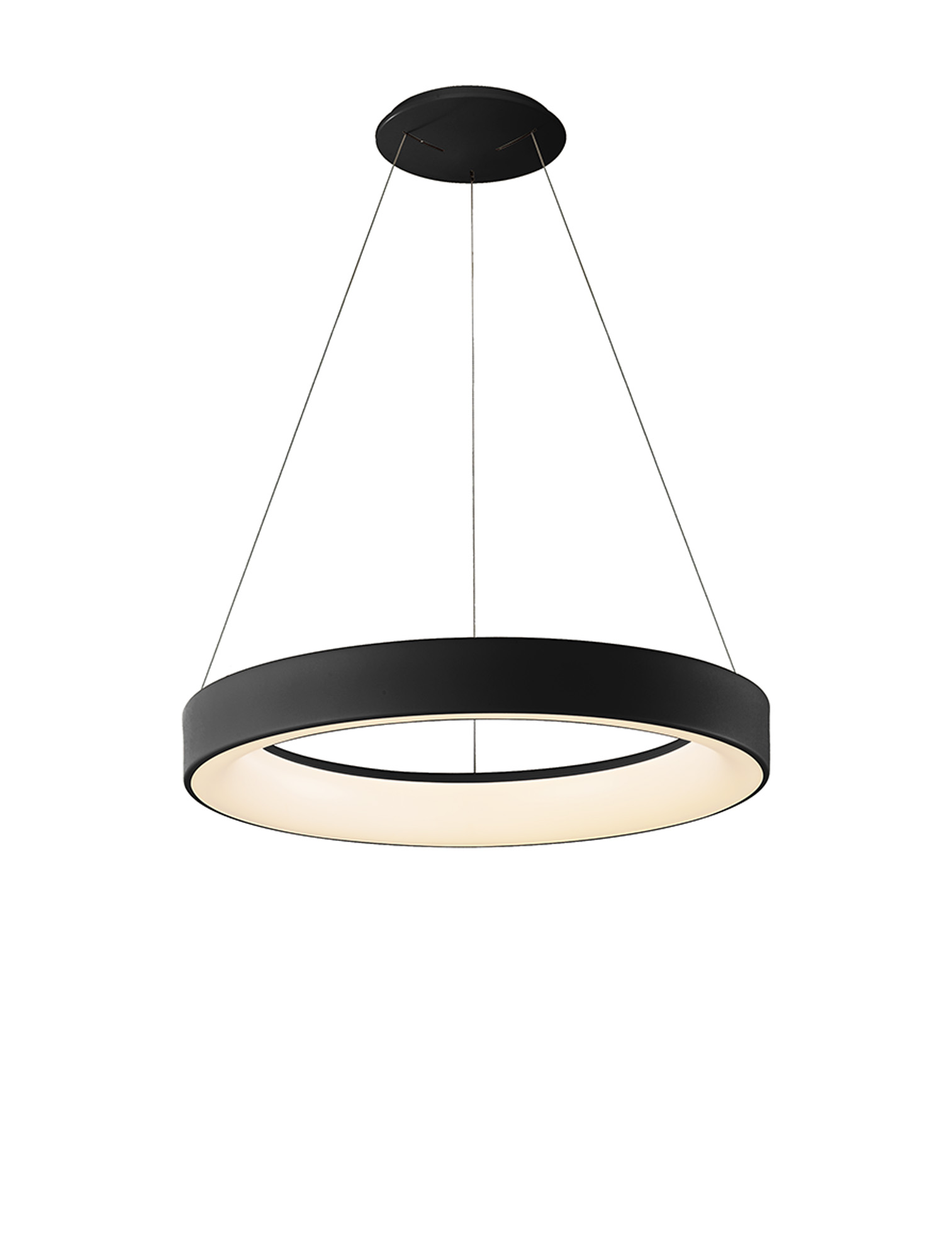 Niseko II Black Ceiling Lights Mantra Ring Pendants